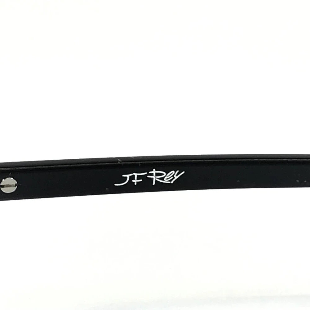 JF Rey Eyeglasses Frames JF2696 0210 Black Gray Gunmetal Rectangle 54-18-142